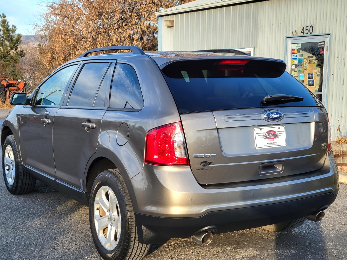 2013 Grey /Gray Ford Edge SEL (2FMDK4JC9DB) with an 3.5L V6 engine, 6-Speed Automatic transmission, located at 450 N Russell, Missoula, MT, 59801, (406) 543-6600, 46.874496, -114.017433 - Nice All Wheel Drive. Air. Cruise. Tilt. Power Windows and Locks. Bluetooth. Nice Cooper Tires. - Photo#7